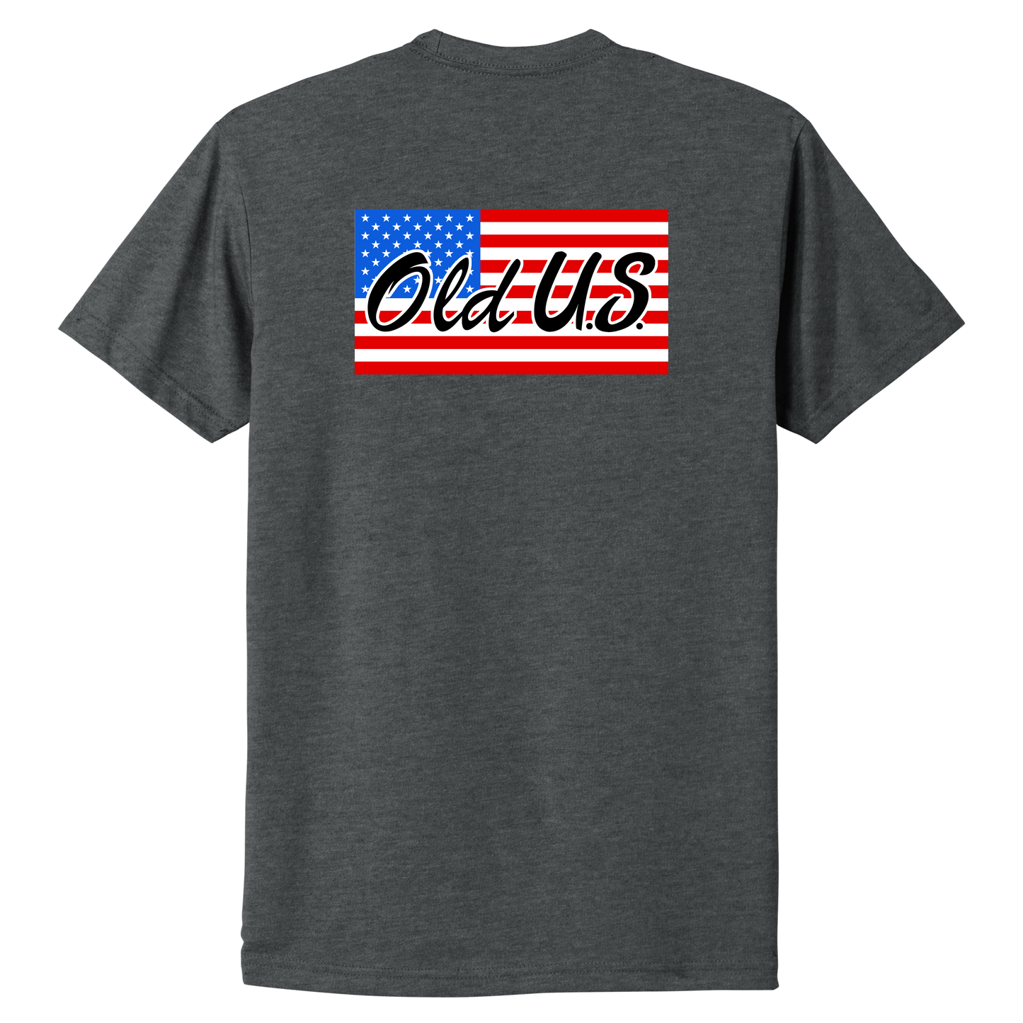The Merica Flag Charcoal Tee