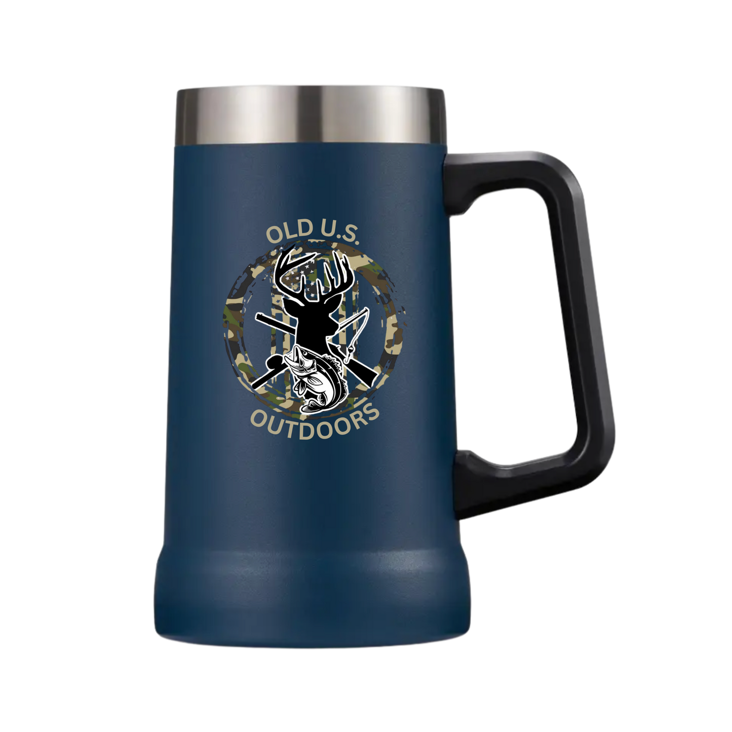 Old US Outdoors Navy Travel Mug - LIMITED QTY