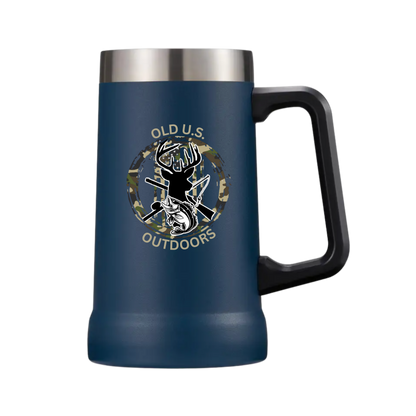 Old US Outdoors Navy Travel Mug - LIMITED QTY