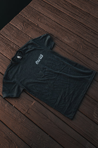 The Merica Flag Charcoal Tee
